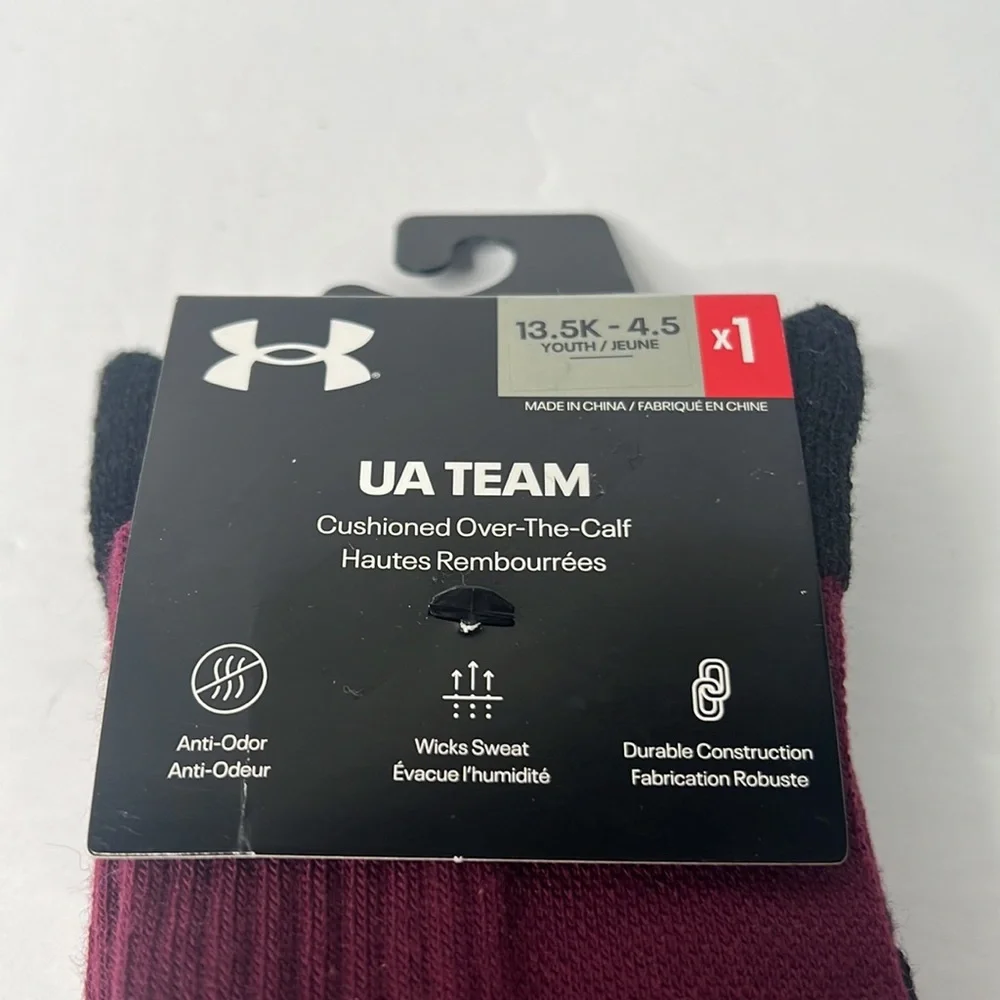 UA Team Over The Calf Socks